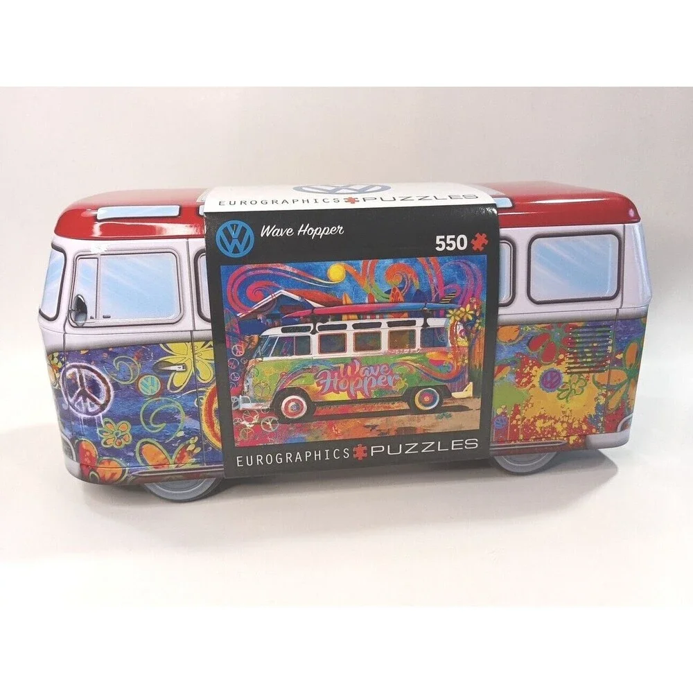 EuroGraphics VW Wave Hopper 550-Piece Puzzle in Collectible Tin with Poster